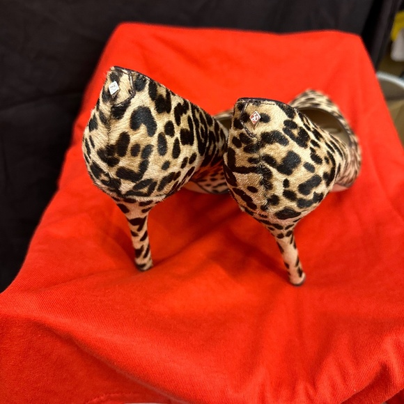 Sam Edelman Leopard Print Heels size 8.5 women’s - Picture 6 of 7